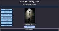 Desktop Screenshot of noraltaskatingclub.ca